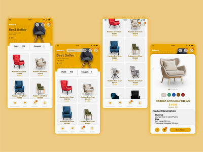 Furniture Mobile App app design mobile app mobile design mobile ui ui ux