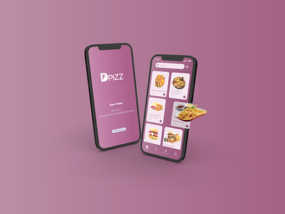 Restaurant Mobile Aplication app branding design graphic design typography ui ux web