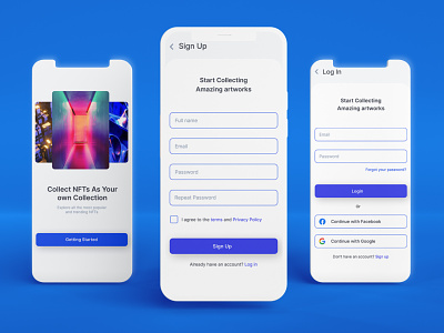 Login and Sign Up Mobile Screens dailyui figma login screens mobile ui sign in sign up ui ui screens ux