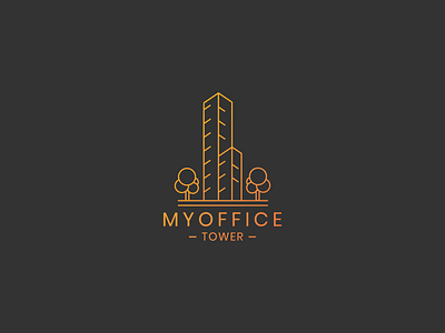Office tower logo