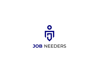 Letter J and N Job Needers Logo Design