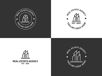 Real Estate Agency Logo adobe illustrator cc branding building building logo design logo logodesign real estate real estate logo vector