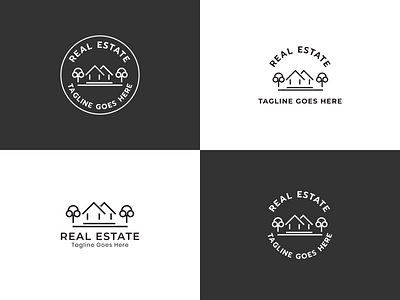 Real Estate Logo adobe illustrator cc branding building building logo design logo logodesign real estate real estate logo vector