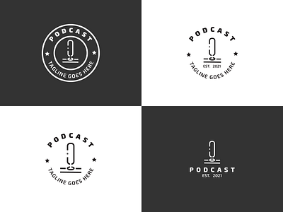 Podcast Logo adobe illustrator cc branding design logo logodesign podcast podcast logo vector
