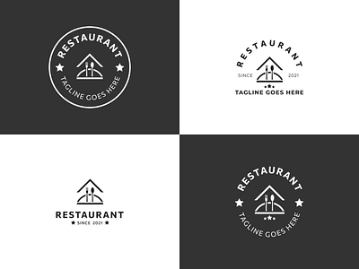 Restaurant Logo adobe illustrator cc branding cafe logo cafe shop design food food shop logo logodesign restaurant restaurant logo vector