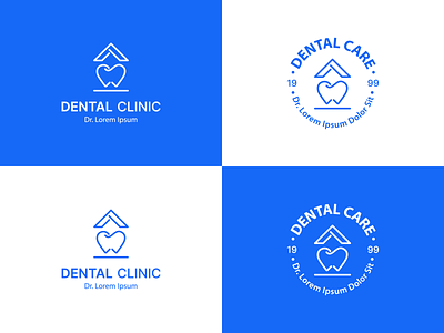 Dental Logo Collection adobe illustrator cc branding dental dental collection dental logo dental set dentist dentist logo design logo logo set logodesign vector