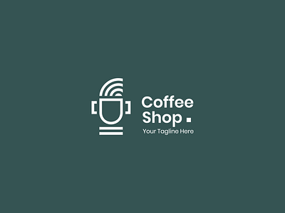 Coffee Shop Logo adobe illustrator cc branding coffee coffee logo coffee shop coffee shop logo design logo logodesign shop logo vector