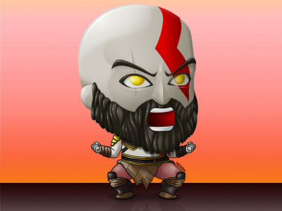 Kratos digitalart photoshop