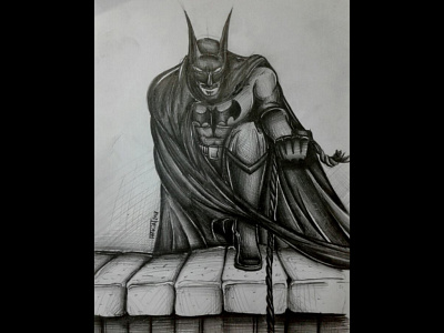 Batman illustration sketch