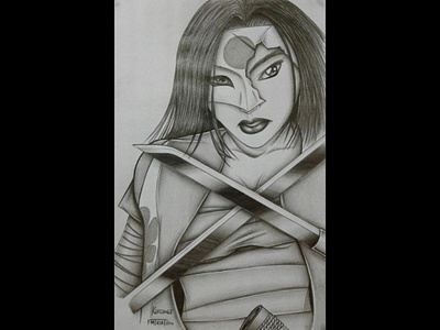 Katana illustration sketch