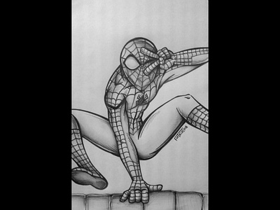 SpiderMan illustration sketch