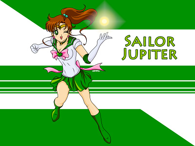 Sailor Jupiter digital art digitalart fanart illustration photoshop sailorjupiter sailormoon