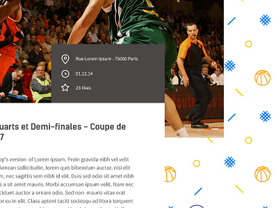 First try - sport project patterns sport ui