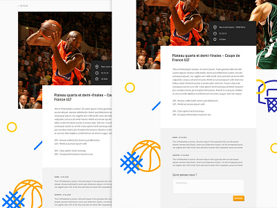 Sports events 2 pattern sport ui