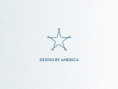 Design By America Logo america logo