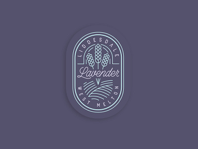 Liddesdale Lavender - Colour 2 badge branding crest label lavender line logo logo product product label