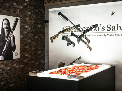 SilencerCo - Shot Show Booth 2015 convention design exhibit guns large format print