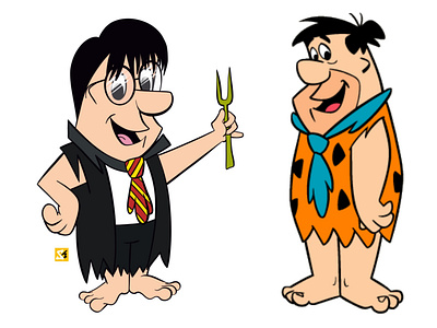 Harry Potter in 'The Flintstones' Era