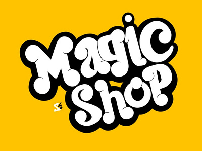 Magic Shop Hand Lettering bts hand lettering music music art song song poster type typeface typography