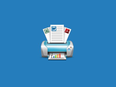 Printing All Documents icon the printer
