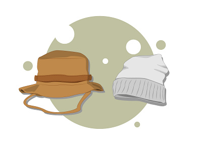 Adventurous hat art design flat hat illustration mockup mountain simple design vector website