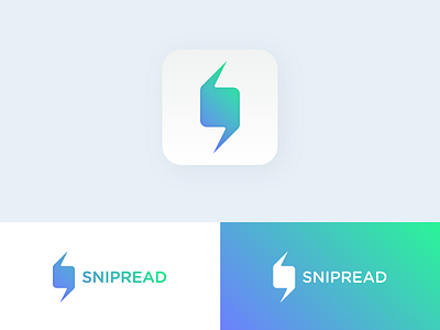 Logo + App Icon - Snipread alphabet s android app app app icon blog logo brand branding icon ios app letter s logo