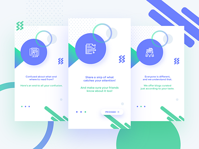 Mobile App Onboarding - Snipread