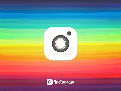 Logo Concept for Instagram 2d brand camera colors concept icon insta instagram logo logo design mobile web