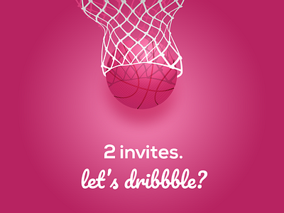 Dribbble Invitation Giveaway dribbble giveaway invitation invite join dribbble player welcome