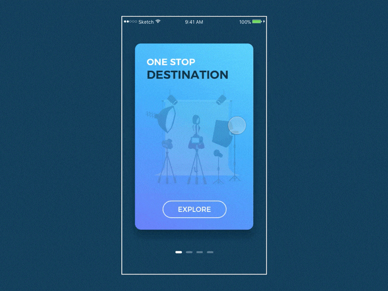 Animation - User Onboarding - Parallax Effect animation clean fashion gradients ios app mobile onboarding parallax ui animation user