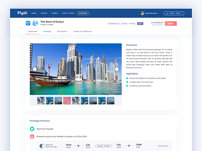 💎 Travel Package Review Page UI for Web airbnb clean flight hotel landing modern package tour travel ui web