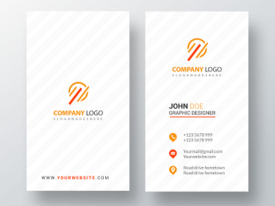 Business Card Design blue branding business business card design clean design corporate design graphic illustrator logo minimalist print vector