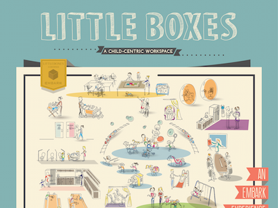 Little Boxes Master illustration infographic sketch