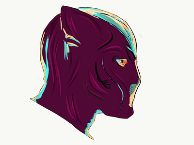 Black panther x adobe illustrator animation design illustration