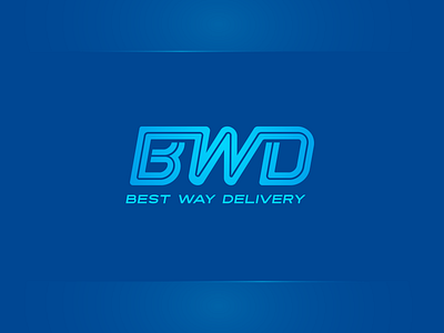 BWD aadesign branding brandmark delivery design designer illustration letter logo vector way