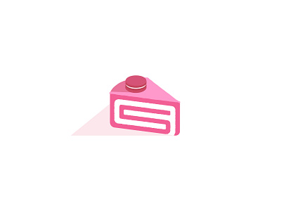 Logo cake arabic letter bakery cafe cake cookie cupcake design dessert graphic design illustration logo