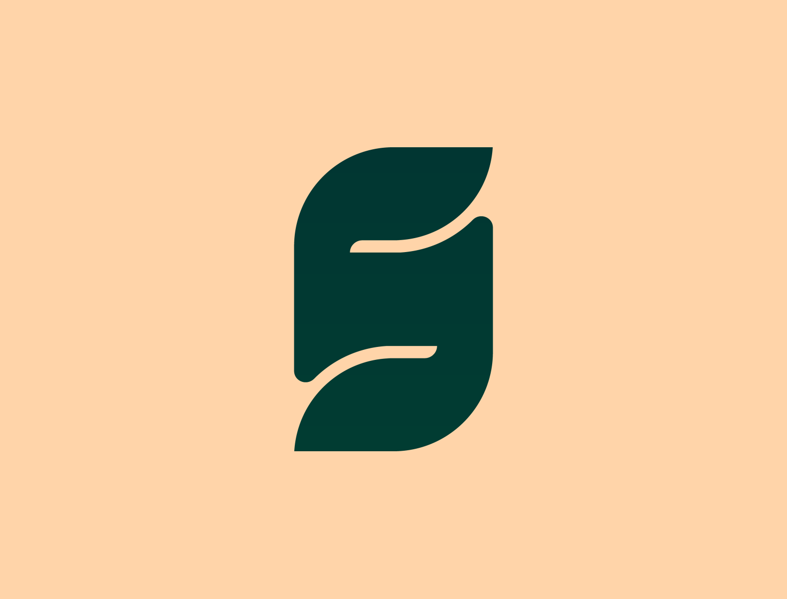 S + Leaf Logo by Jeremiah Baughman on Dribbble