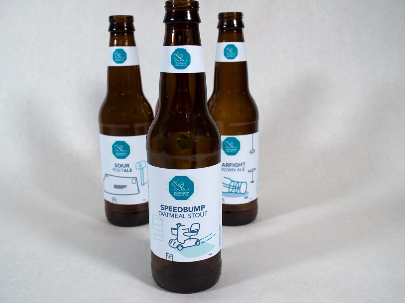 Township Product Shot beer brewing label product shot mockup