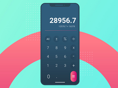 Calculator - UI Design adobe xd brand calculator calculator app calculator ui clean clean design creative design gradient graphic design ui ui design uidesign uiux ux uxdesign