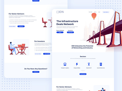 Network Landing Page Design