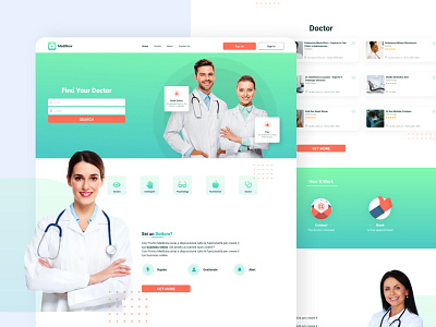 MediNow - Medical Directory Design