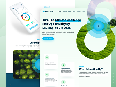 Climate Change Web UI Design