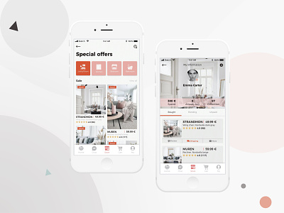 Chair's - Furniture and home decor app app app design ecommerce app flat ui furniture app home decor app ios ios app ios app design ios design iphone mobile mobile app mobile design mobile ui shopping app ui user experience user interface ux