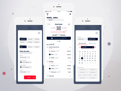 The Trust - Goal-saving, finance tracking and investing app app bancking finance flat ui goal investing ios ios app ios app design mobile mobile app mobile app design mobile ui money saving tracking ui user experience user interface ux