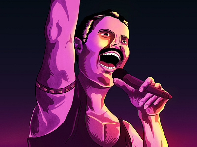 Bohemian Rhapsody Poster 80s bohemian rhapsody design freddie mercury movie poster poster poster art posters queen rock rock band