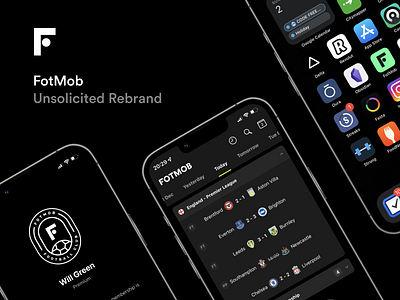 FotMob Unsolicited Rebrand ⚽ app icon branding football fotmob icon logo