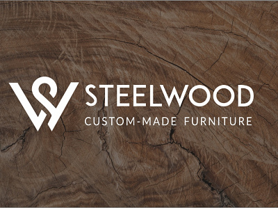 STEELWOOD LOGO DESIGN design flat logo minimal vector