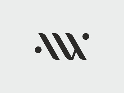AW - monogram design logo minimal monogram monogram letter mark monogram logo
