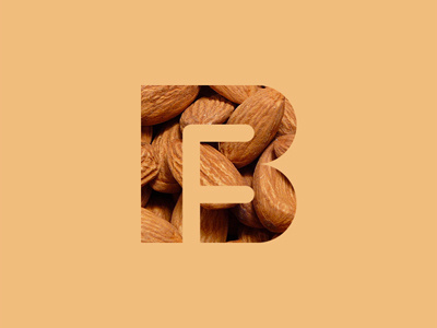 BeFit Foods Identity - Almonds befit food logo