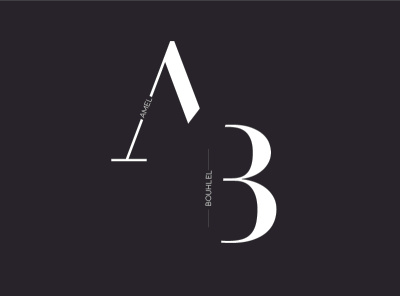 AB design designs font initial initial logo initials initials logo logo logo design logodesign logos logotype name typo typogaphy typographic typography
